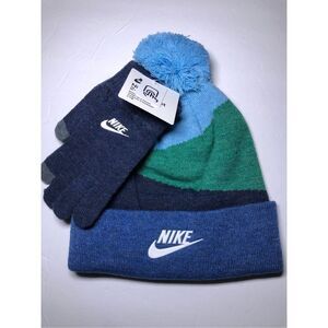 Nike Youth Beanie and Gloves set